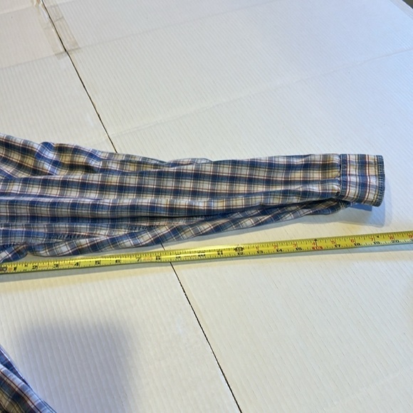 LL Bean XL Tall button down plaid long sleeve shirt 2 front pockets 100% cotton - Picture 5 of 11